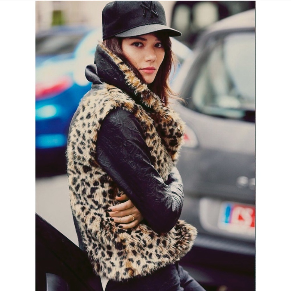 One Teaspoon Leopard Fallen Pieces Jacket